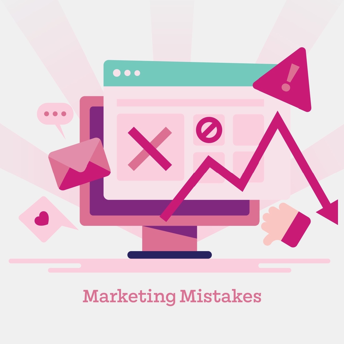 A graphic on avoiding Houston marketing mistakes